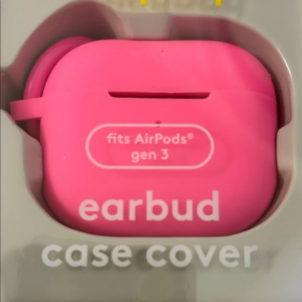 Heyday Vibrant Pink Earbud Case for AirPods Gen 3